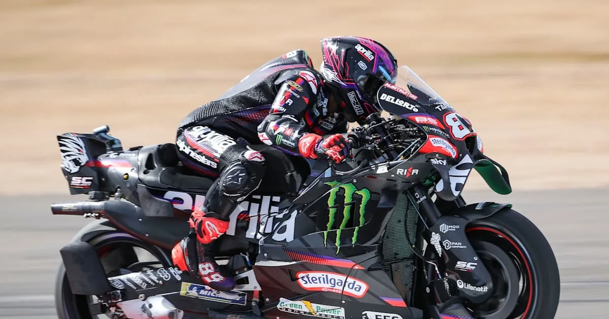 MotoGP-Liveticker Silverstone: Aprilia-Trio im Sprint vorn, Marquez P9
